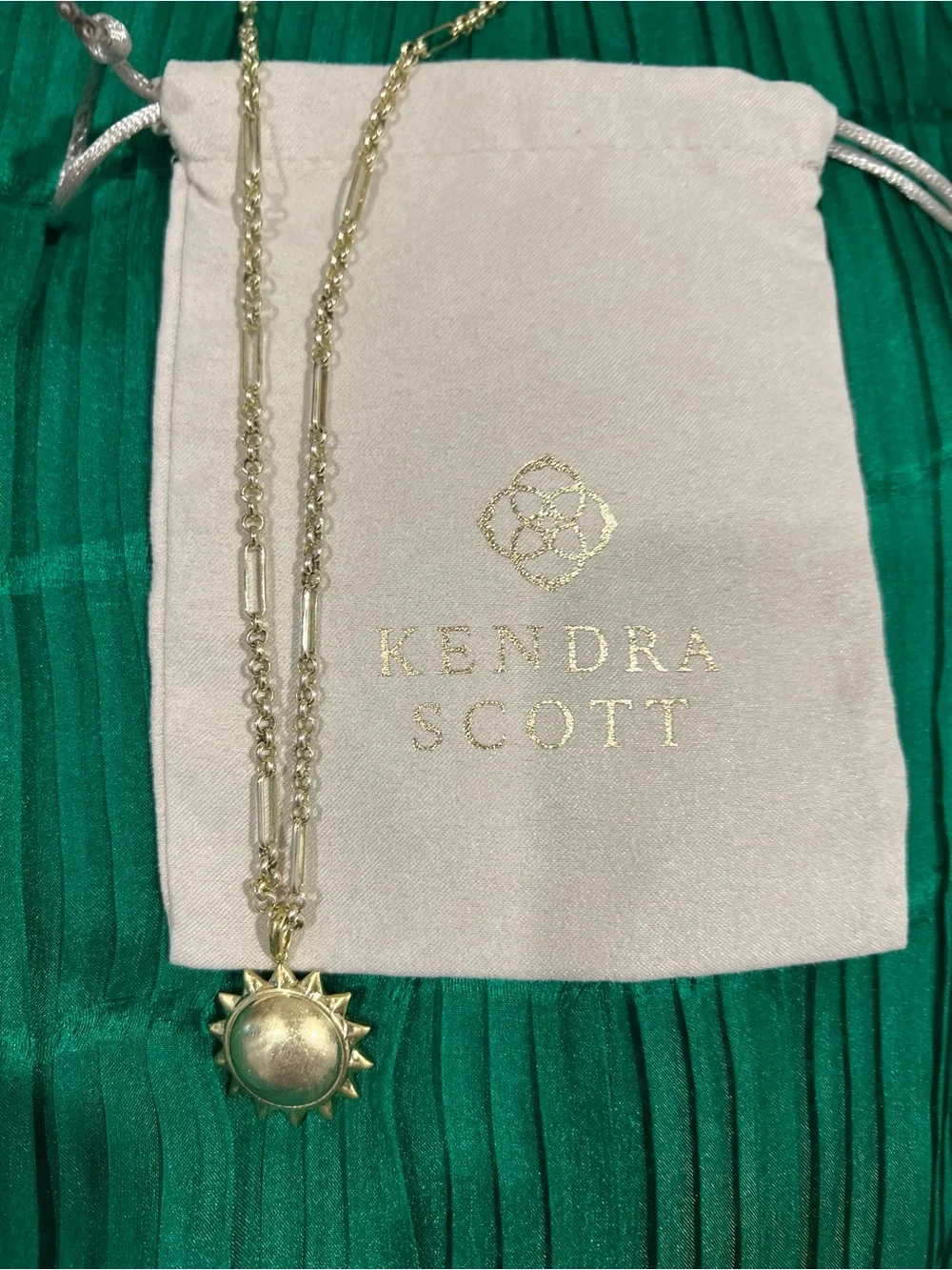 Kendra Scott Gold Sun Pendant Necklace